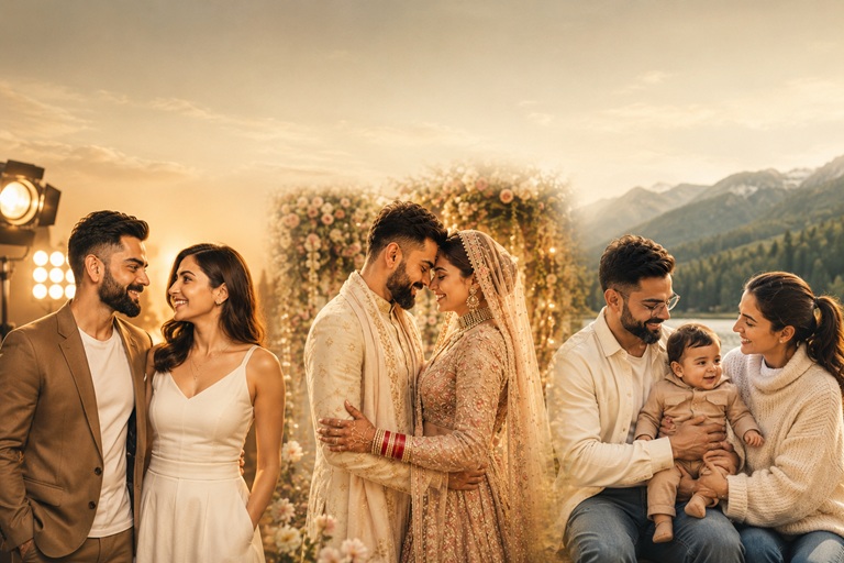 Virat Kohli Relationships Timeline: From Early Rumors to His Beautiful Love Story with Anushka Sharma Virat Kohli Relationships: Virat Kohli and Anushka Sharma during a public appearance together
