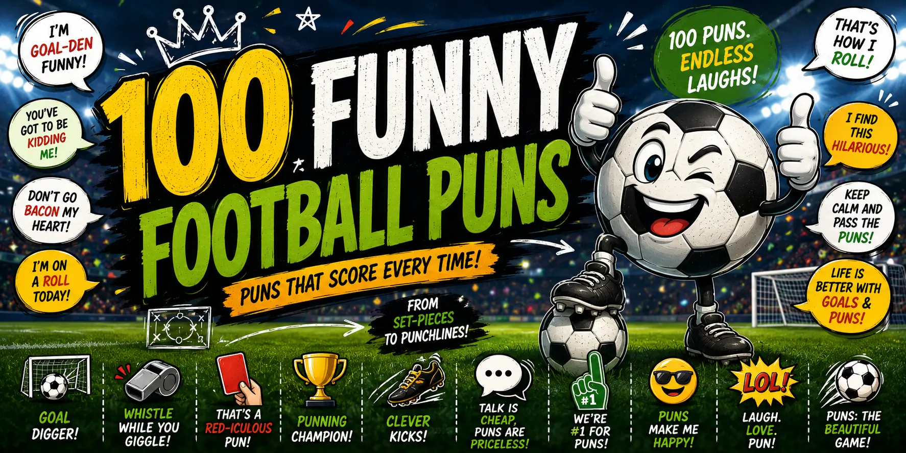 100 Funny Football Puns