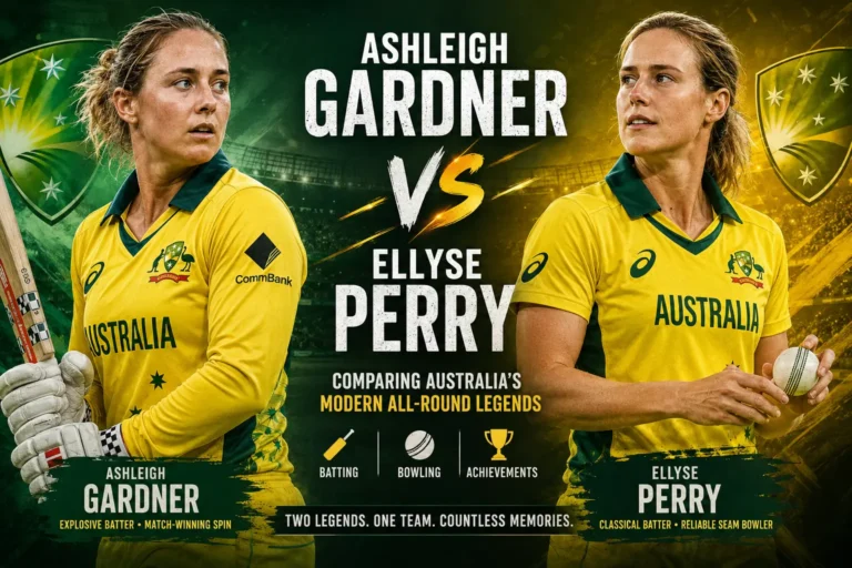 Ashleigh Gardner vs Ellyse Perry comparing Australia's modern all-round legends