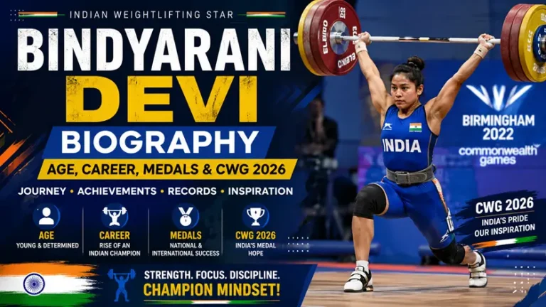 Bindyarani Devi Biography: Age, Weightlifting Career, Medals, Records, Commonwealth Games 2026 & More Bindyarani Devi Biography – Indian weightlifter competing in international weightlifting event