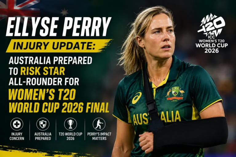 Ellyse Perry walks off injured during Australia's Women's T20 World Cup semifinal against West Indies