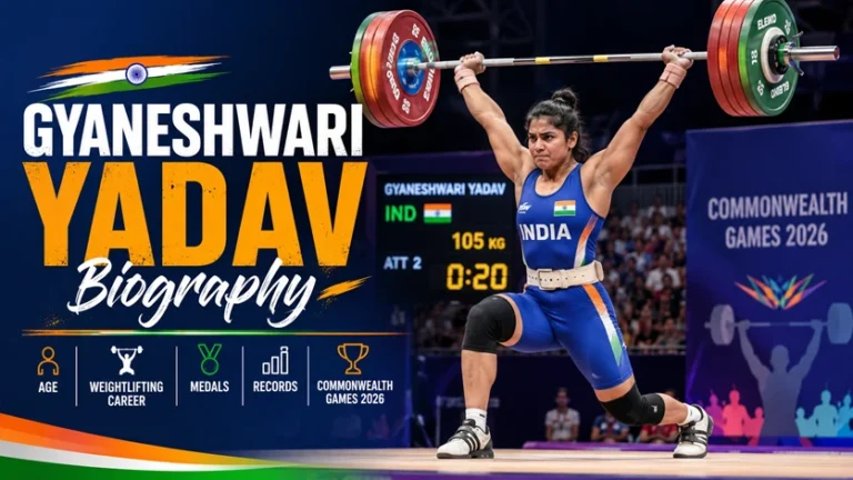 Gyaneshwari Yadav Biography: Age, Weightlifting Career, Medals, Records, Commonwealth Games 2026 & More Gyaneshwari Yadav biography and weightlifting career at Commonwealth Games 2026