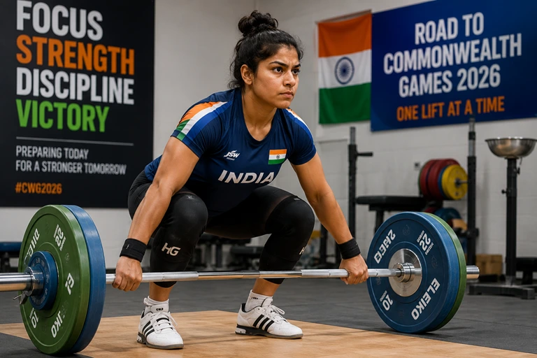 Gyaneshwari Yadav Biography: Age, Weightlifting Career, Medals, Records, Commonwealth Games 2026 & More Gyaneshwari Yadav training for Commonwealth Games 2026