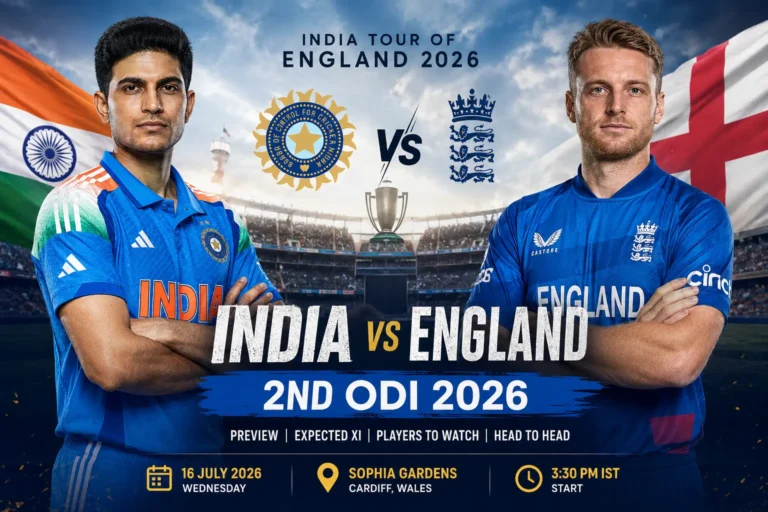 India National Cricket Team vs England Cricket Team 2nd ODI 2026 Match: Preview, 5 Things You Never Want to Miss India National Cricket Team vs England Cricket Team 2nd ODI 2026 preview at Sophia Gardens, Cardiff