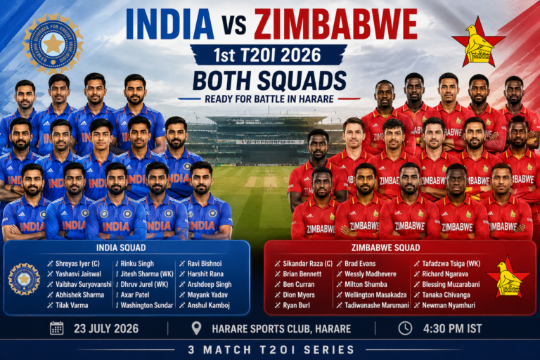 IND vs ZIM 1st T20I 2026 preview featuring Shreyas Iyer and Sikandar Raza at Harare Sports Club