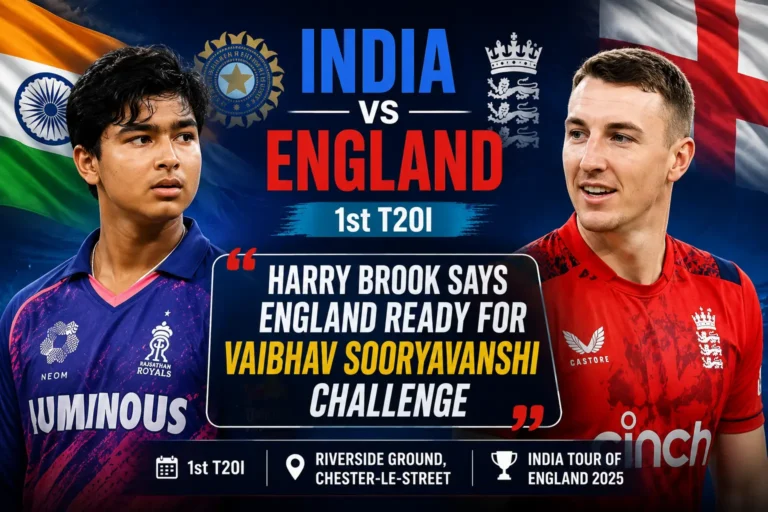 Harry Brook Says England Have a Plan for Vaibhav Sooryavanshi Ahead of India vs England 1st T20I India vs England 1st T20I Harry Brook Says England Ready for Vaibhav Sooryavanshi Challenge