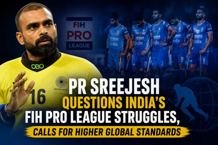 PR Sreejesh Questions India’s FIH Pro League Struggles, Calls for Higher Global Standards Former India goalkeeper PR Sreejesh reacts to India's FIH Pro League 2025–26 performance