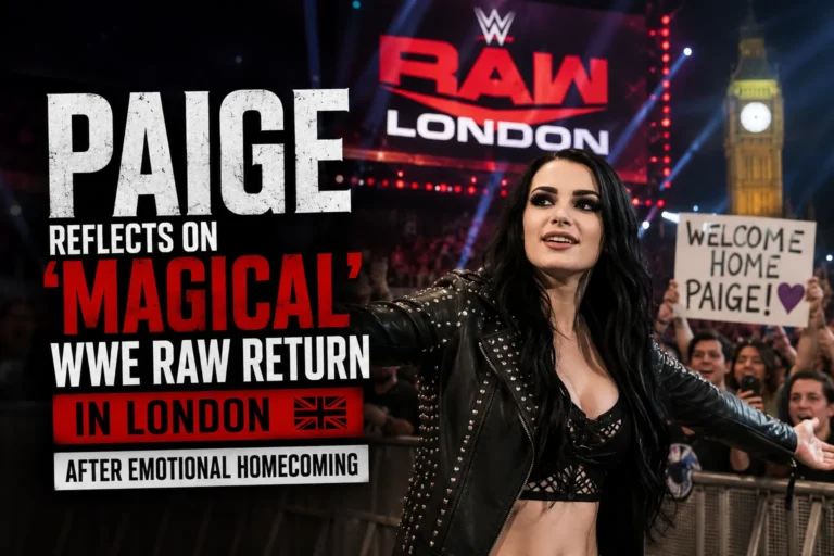 WWE Star Paige Reflects on Special London Return After Nine Years