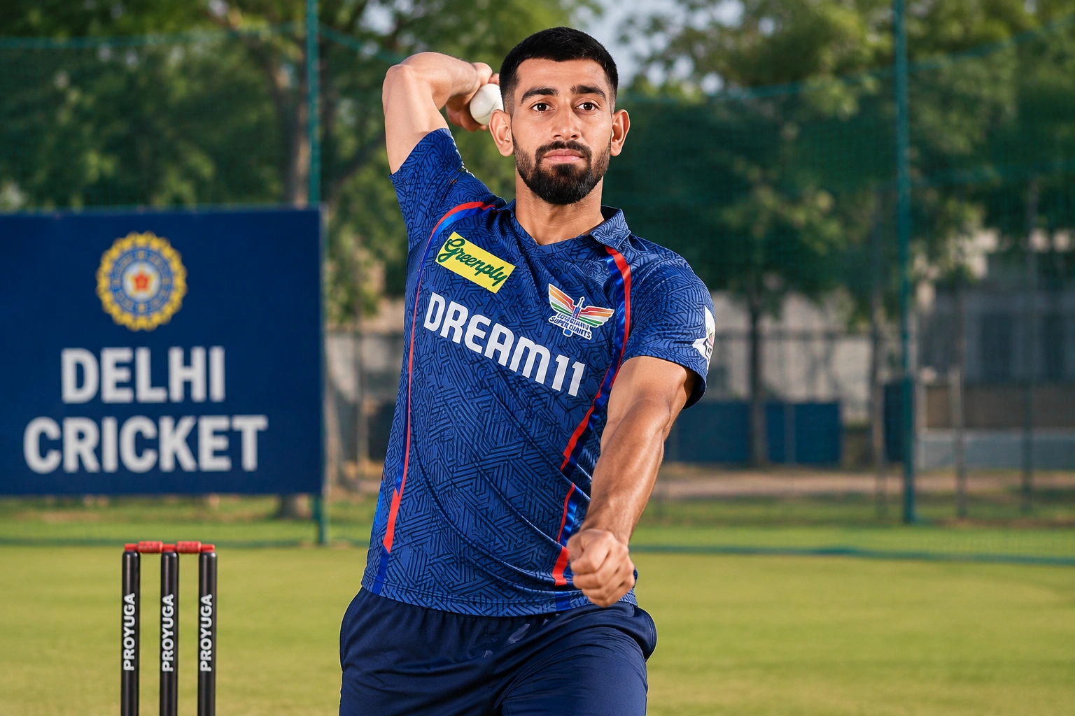 Prince Yadav Biography: From Delhi's Tennis-Ball Grounds to the IPL Spotlight Prince Yadav during his early cricket training in Delhi before joining professional cricket