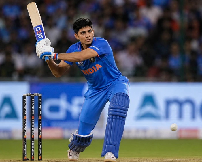 Shubman Gill Biography: Age, Height, Family, Career, Records, IPL, Net Worth & More Shubman Gill batting for India during an international cricket match