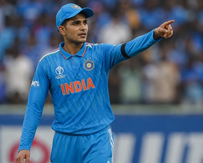 Shubman Gill Biography: Age, Height, Family, Career, Records, IPL, Net Worth & More Shubman Gill leading India during an international cricket match