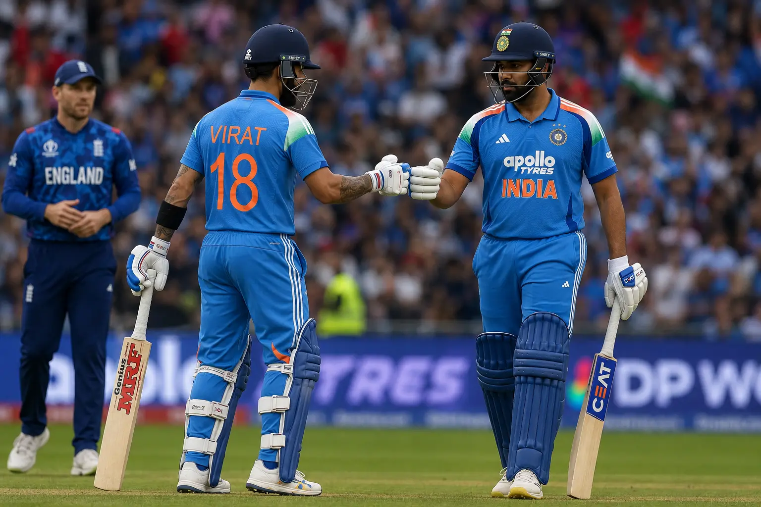 England National Cricket Team vs India National Cricket Team Match Scorecard: Joe Root Levels the Series Before Lord's Decider Virat Kohli and Shreyas Iyer batting during India National Cricket Team vs England Cricket Team Match Scorecard 2nd ODI 20261