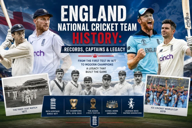 England National Cricket Team History: Key Records, Greatest Players & Legacy England national cricket team history featuring legendary captains and iconic moments