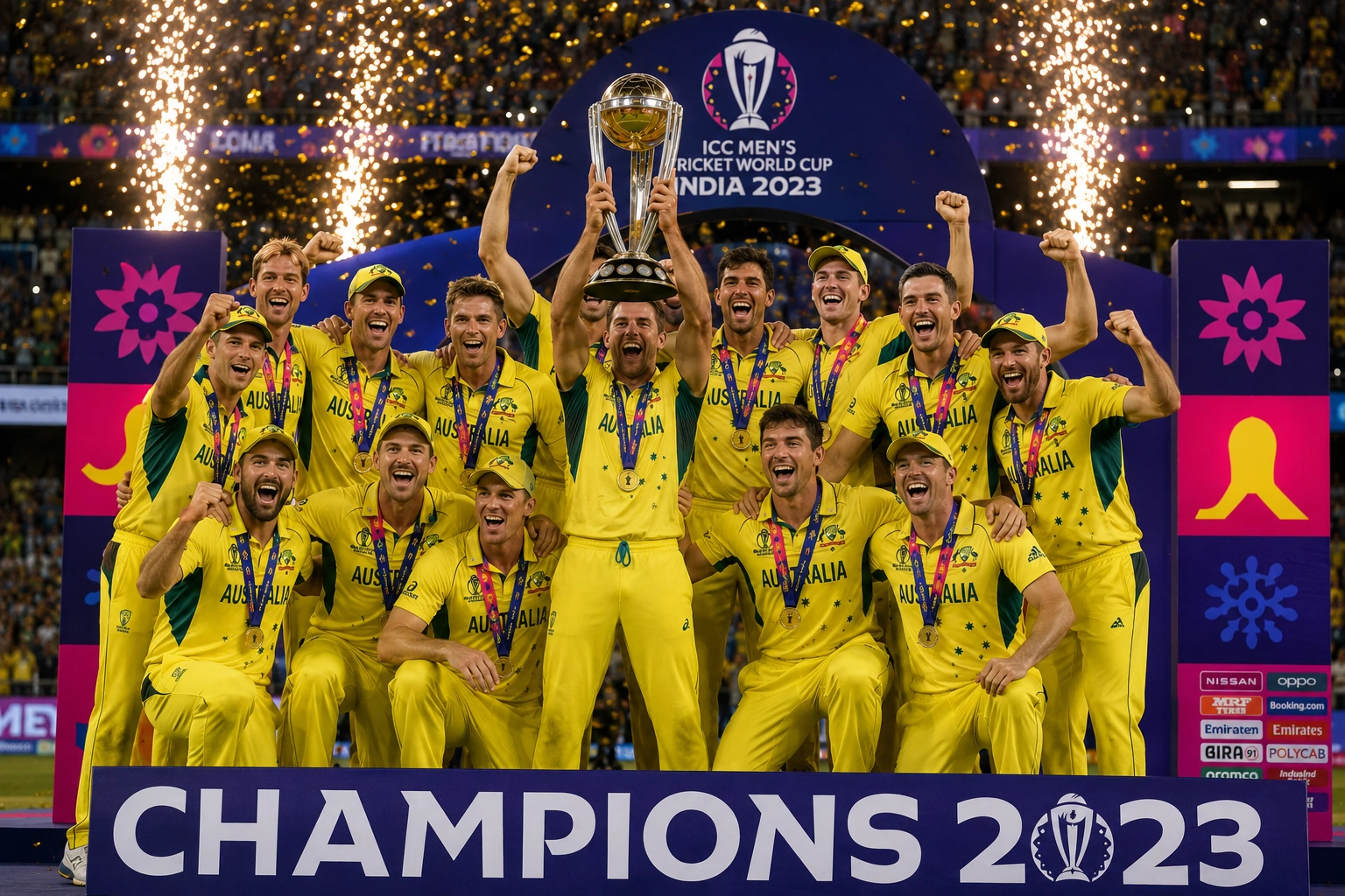 Australia National Cricket Team History: From Humble Beginnings to Cricket's Greatest Dynasty Pat Cummins leading the Australia national cricket team during an ICC tournament
